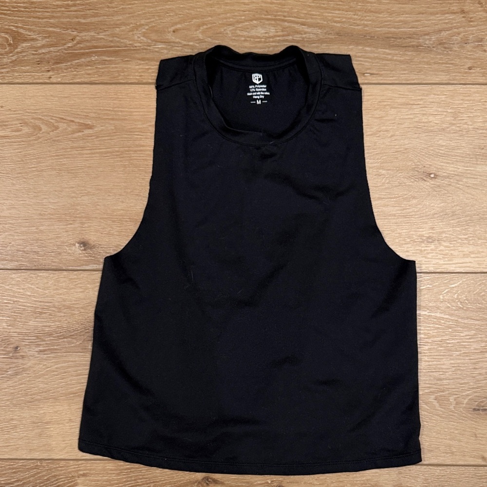 Born Primitive Midnight Black Sleeveless Crop Top